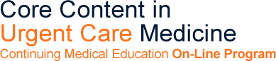 Urgent Care CME Online Program